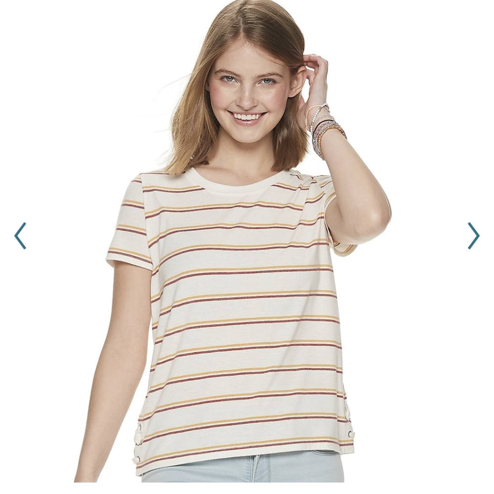 Pink Republic Stripped T-Shirt